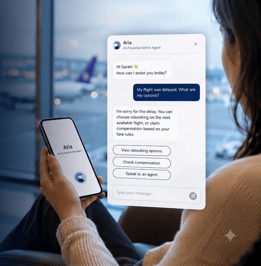 Aria meet your conversational airline agent